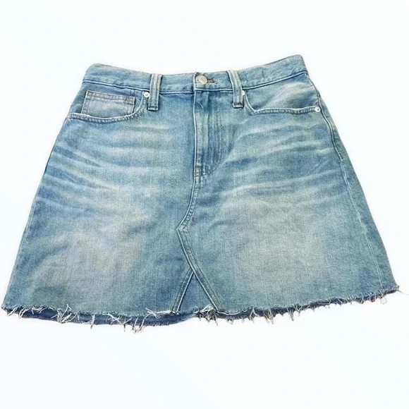 Madewell Rigid Denim A-Line Mini Skirt - Picture 2 of 6